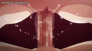 Several boy of 4 women. Hentai